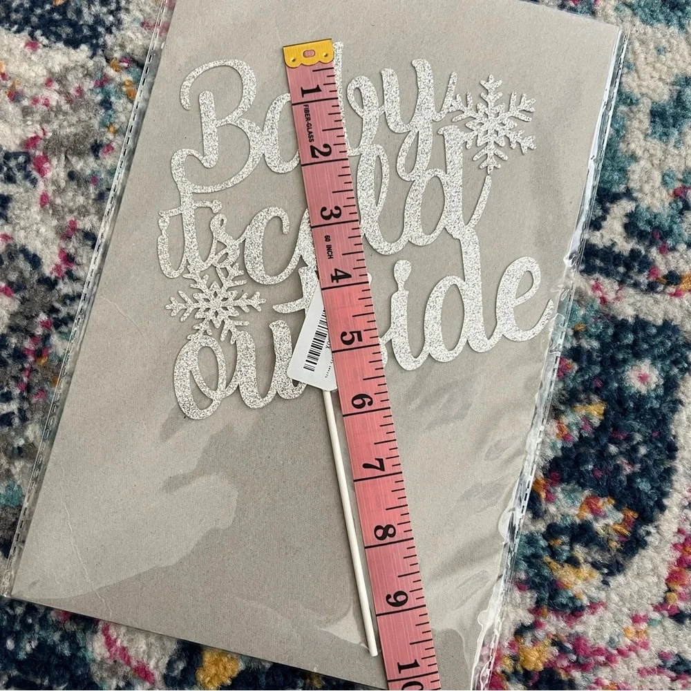 Baby It’s Cold Outside Cake Topper ❄️🎂